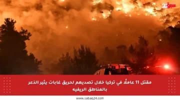 مقتل 11 عاملًا في تركيا خلال تصديهم لحريق غابات يثير الذعر بالمناطق الريفية